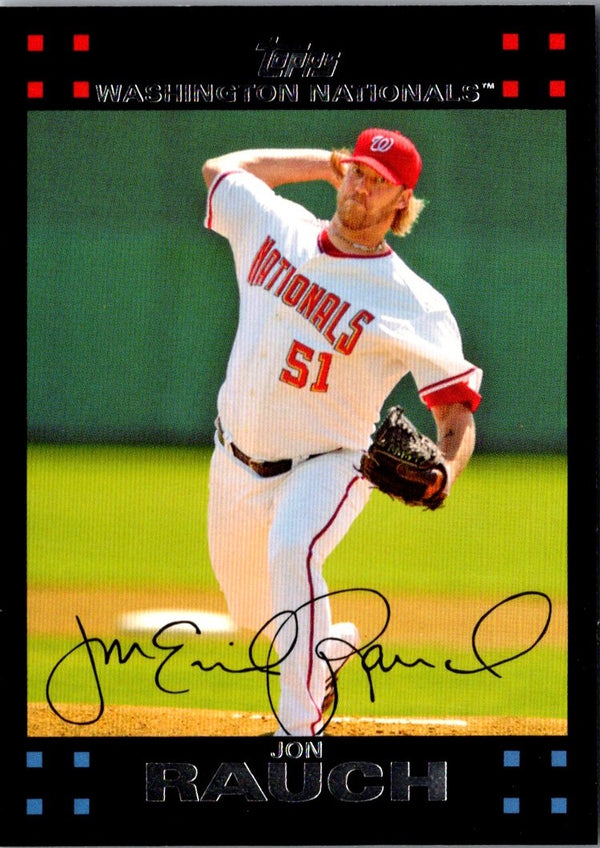 2007 Topps Jon Rauch #136