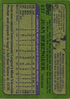 1982 Topps Juan Berenguer #437