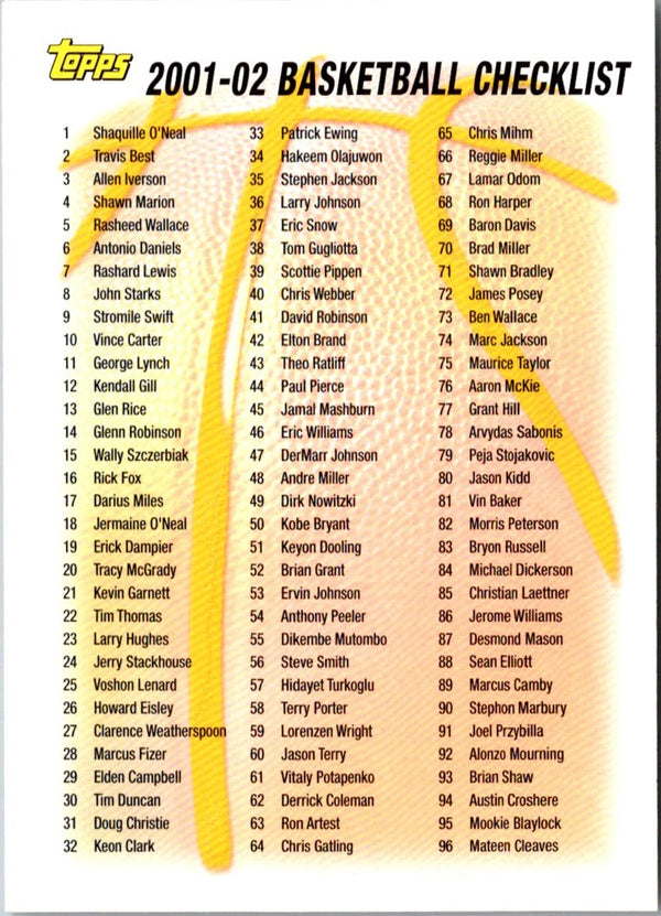 2000 Topps Heritage 1999-2000 NBA Basketball Champions CHAMP #137