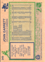 1983 O-Pee-Chee John Garrett #349