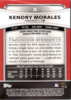 2010 Bowman Platinum Kendrys Morales #30
