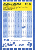 1988 Fleer Baseball All-Stars Charlie Hough #16