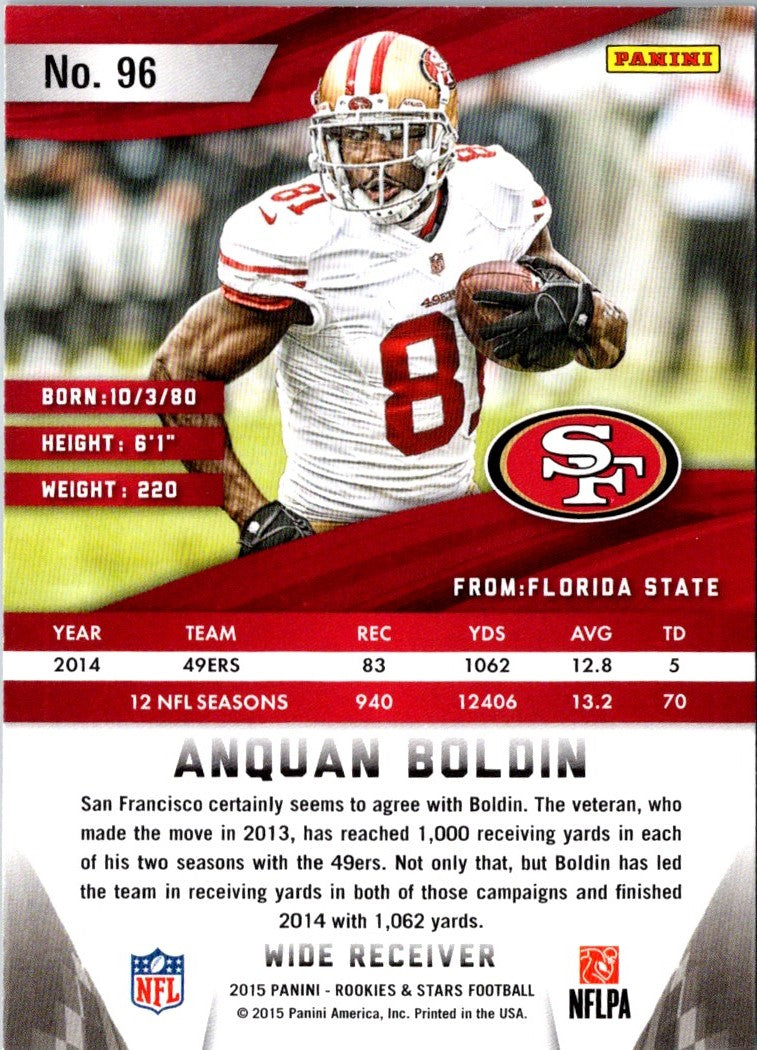 2015 Panini Rookies & Stars Anquan Boldin