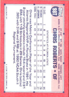1991 Topps Traded Chris Roberts #98T Rookie