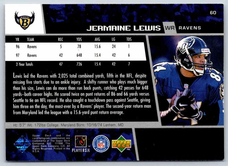 1999 Upper Deck Jermaine Lewis