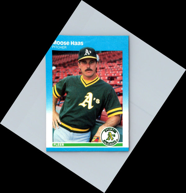 1985 Fleer Moose Haas #583