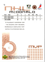 2002 Upper Deck MVP Andy McDonald #4