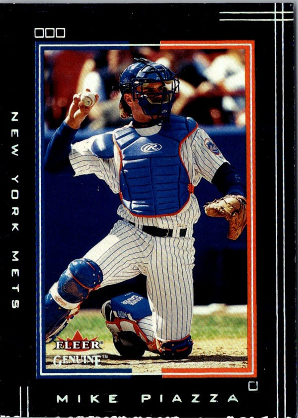 2002 Fleer Genuine Mike Piazza #86