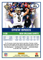 2019 Score Drew Brees #263