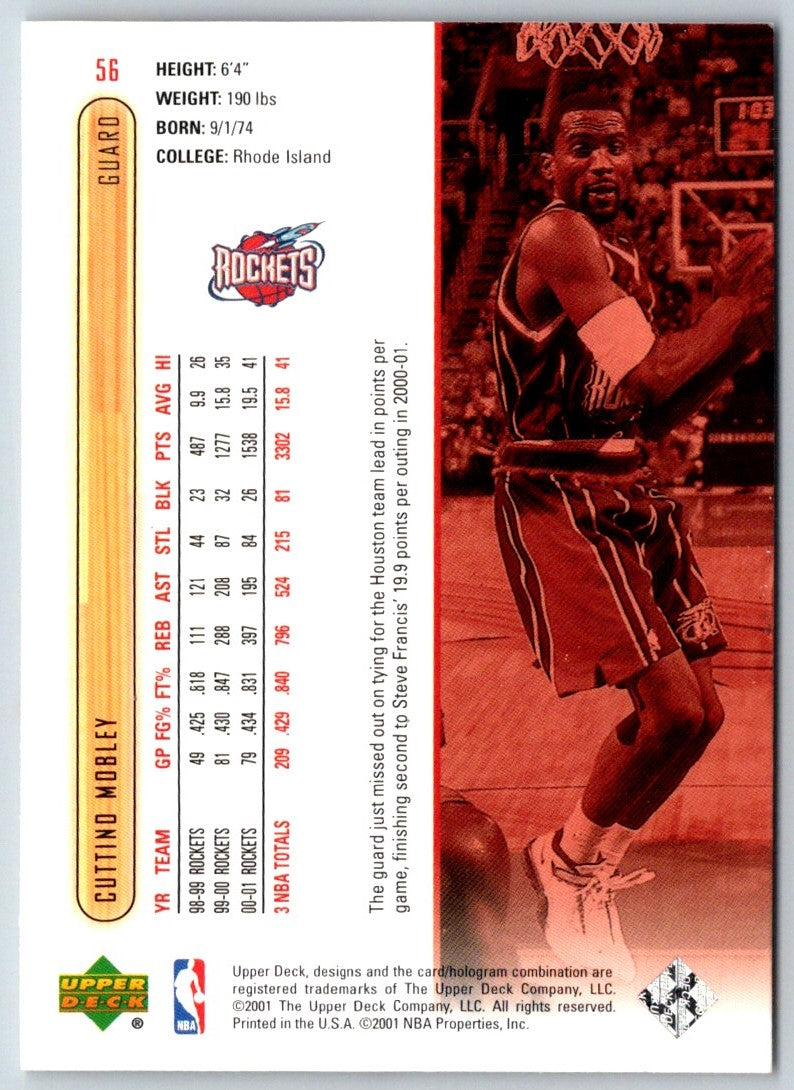 2001 Upper Deck Cuttino Mobley