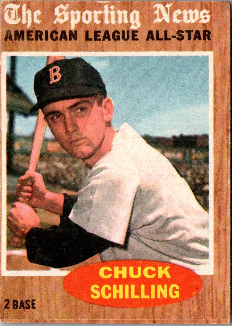 1962 Topps Chuck Schilling