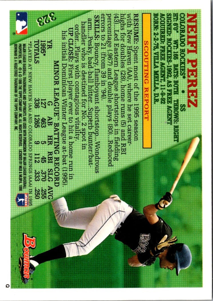 1996 Bowman Neifi Perez