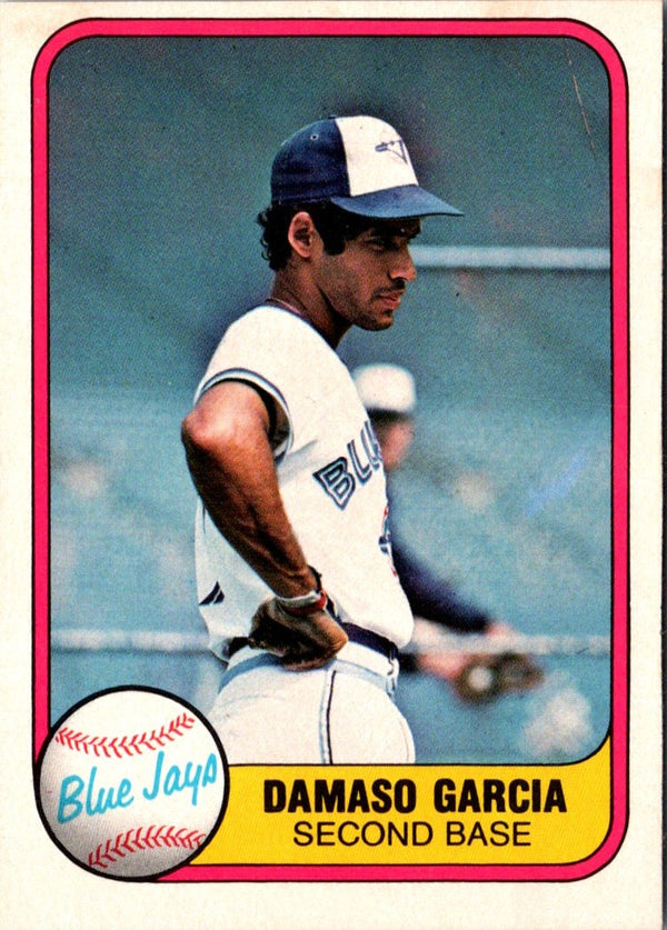 1981 Fleer Damaso Garcia #415 Rookie