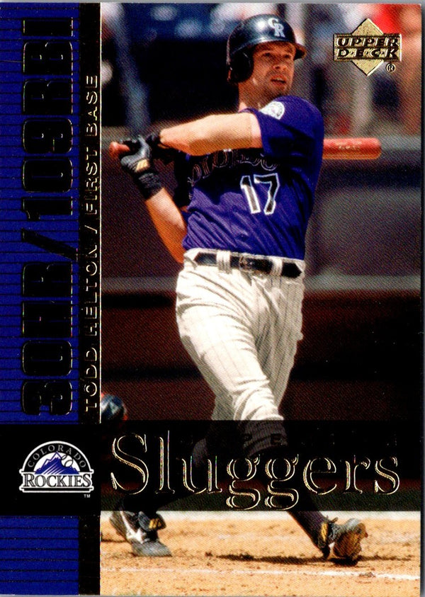 2003 Upper Deck Superior Sluggers Todd Helton #S6