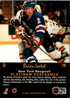 1991 Pro Set Platinum Brian Leetch #79