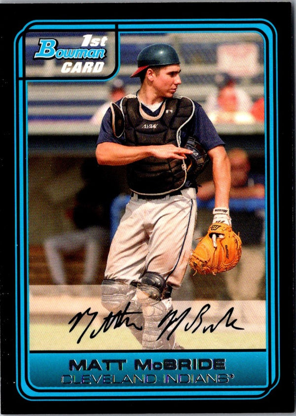 2006 Bowman Chrome Draft Picks & Prospects Matt McBride #DP52