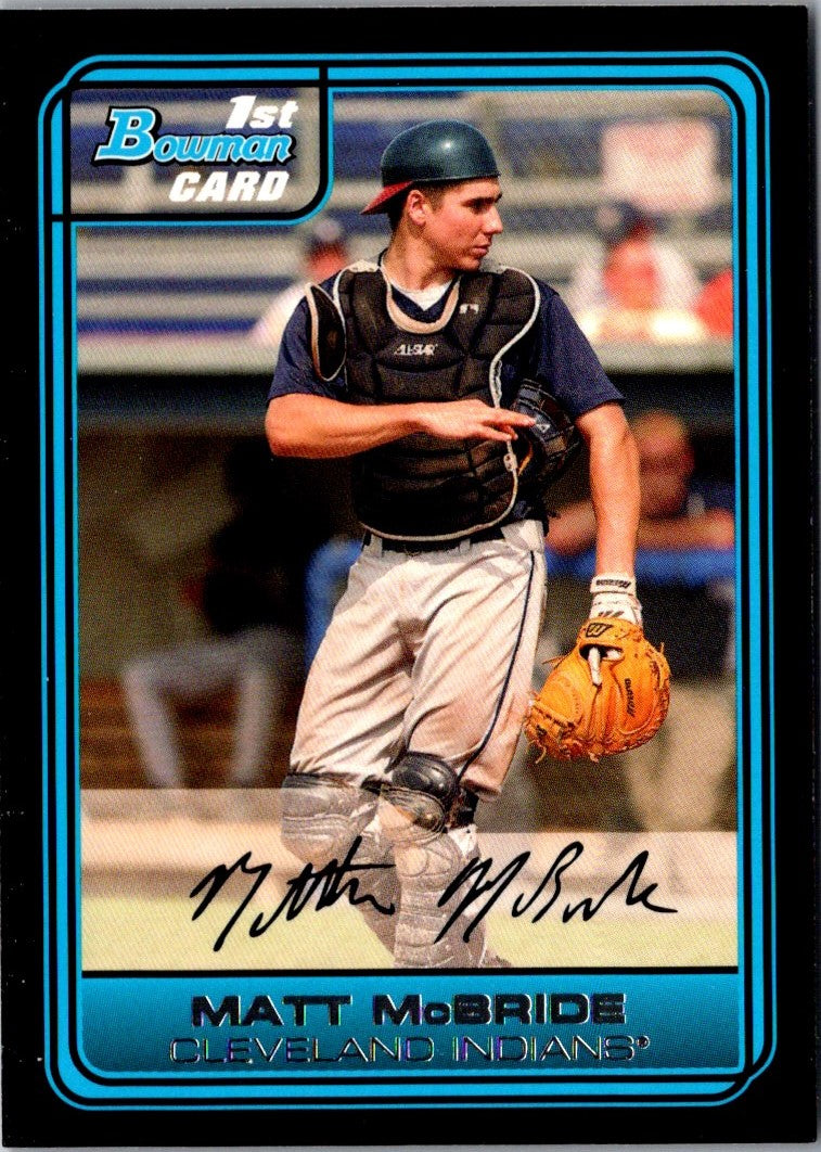 2006 Bowman Chrome Draft Picks & Prospects Matt McBride