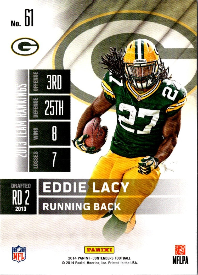 2014 Panini Contenders Eddie Lacy