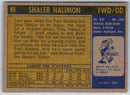 1972 Topps Shaler Halimon