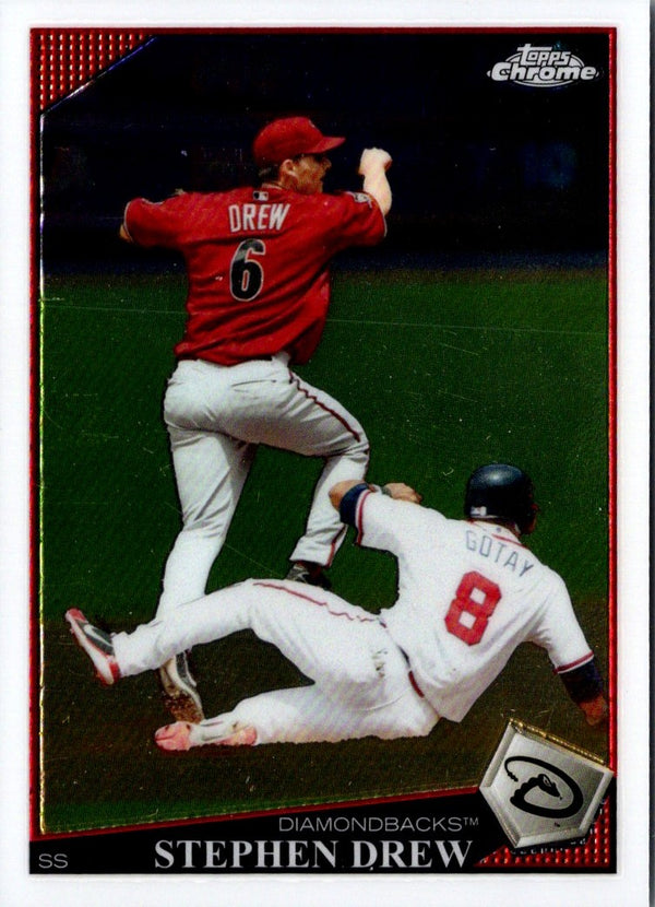 2009 Topps Chrome Stephen Drew #95