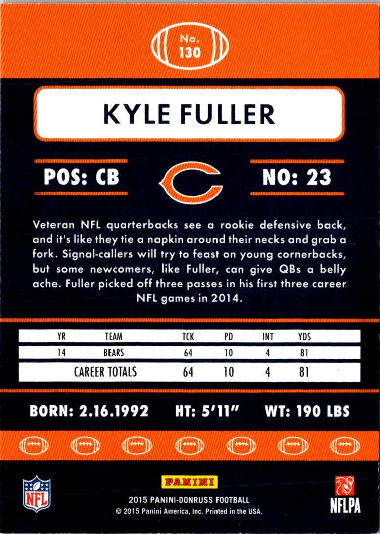 2015 Donruss Kyle Fuller