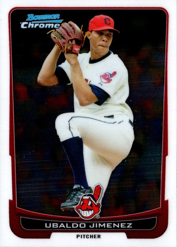 2012 Bowman Chrome Ubaldo Jimenez #95