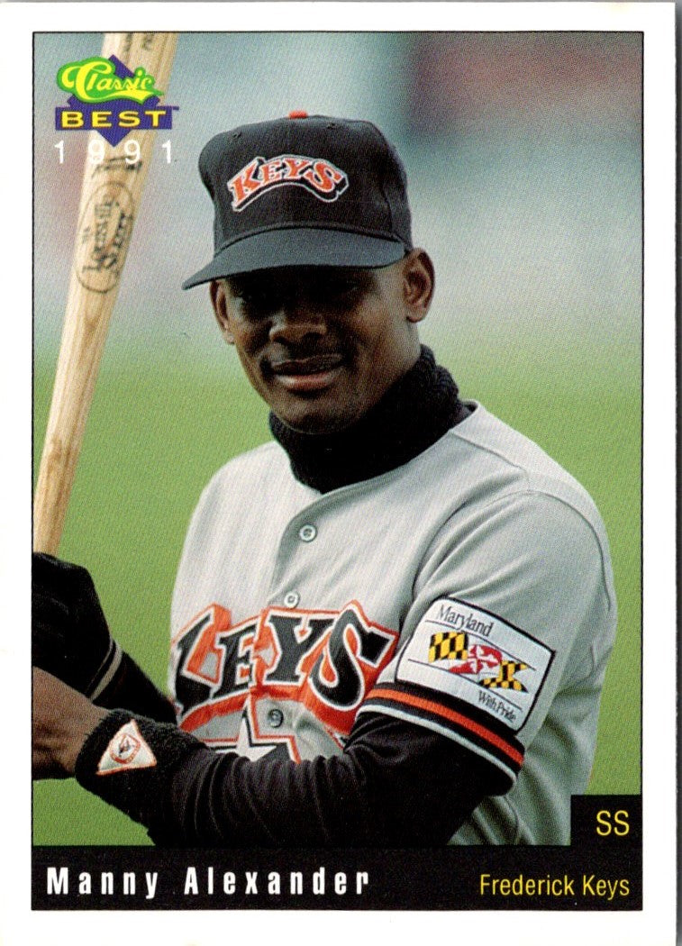 1991 Classic Best Frederick Keys Manny Alexander