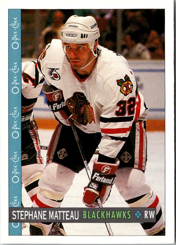 1992 O-Pee-Chee Stephane Matteau #69