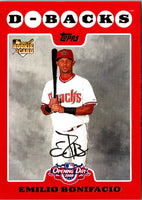2008 Topps Opening Day Emilio Bonifacio #214 Rookie