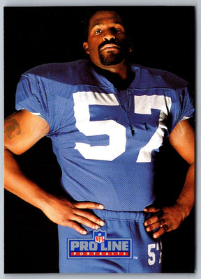 1991 Pro Line Portraits Tony Woods #167