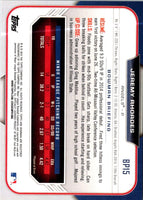 2015 Bowman Prospects Jeremy Rhoades #BP15