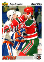 1991 Upper Deck French Troy Crowder #342A