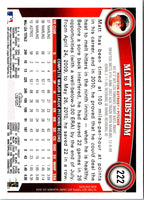 2011 Topps Matt Lindstrom #222
