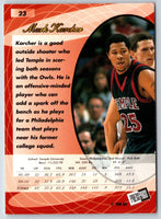 2000 Press Pass SE Alley Oop Mark Karcher #23