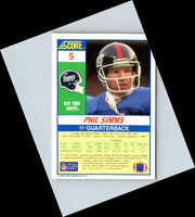 1990 Score Phil Simms #5