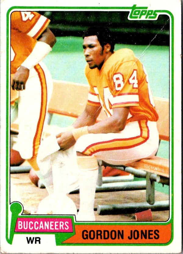 1981 Topps Gordon Jones #108 Rookie