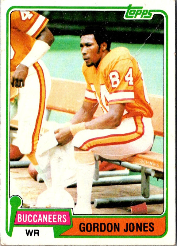 1981 Topps Gordon Jones #108 Rookie