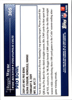 2009 Playoff Absolute Memorabilia Gridiron Force Reggie Wayne #20