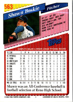 1993 Topps Gold Shawn Boskie #563