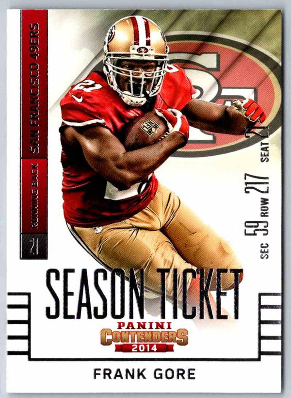 2014 Contenders Frank Gore #2