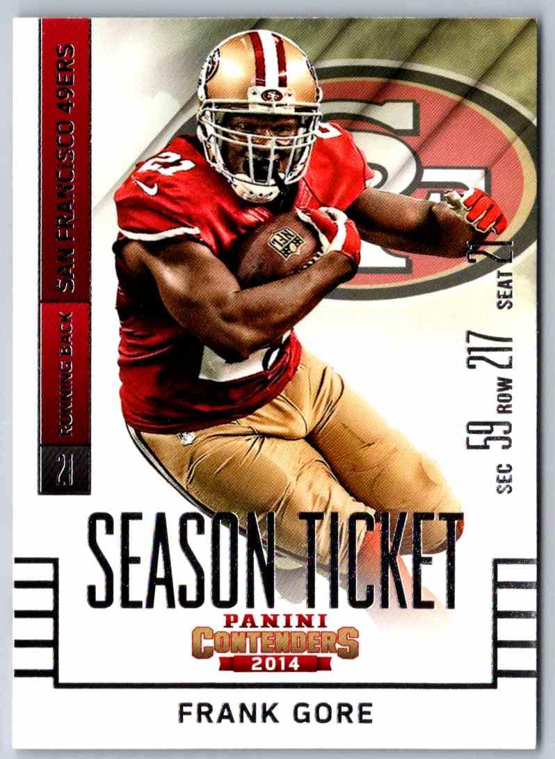 2014 Contenders Frank Gore