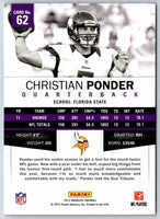 2012 Absolute Christian Ponder #62