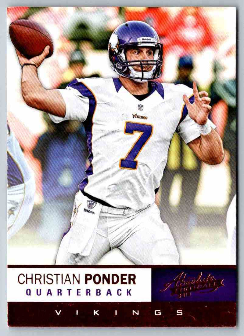 2012 Absolute Christian Ponder