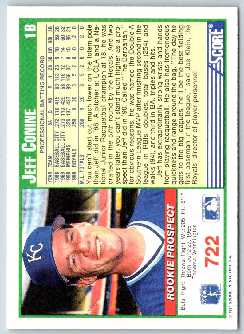 1991 Score Jeff Conine