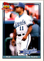 1991 Topps Traded Hal McRae #79T
