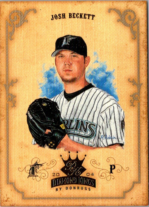 2004 Donruss Diamond Kings Josh Beckett #8