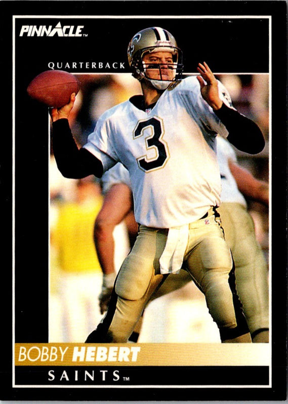 1992 Pinnacle Bobby Hebert #100