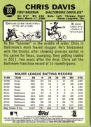 2016 Topps Heritage Chris Davis