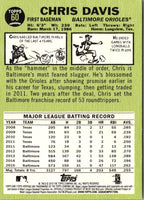 2016 Topps Heritage Chris Davis #60