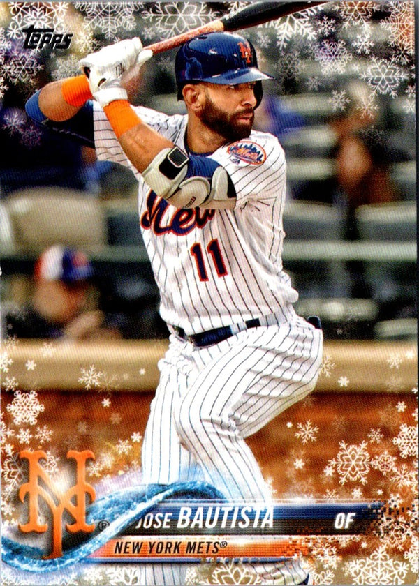 2018 Topps Holiday Jose Bautista #HMW124